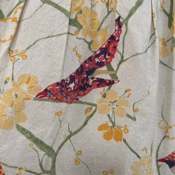 CECILIA  PRADO ALGODAO BLEND BIRD DRESS SIZE PS - Picture 7 of 11